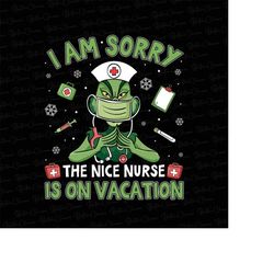 Christmas Embroidery  PNG Designs, Whoville Embroidery Designs, Im Sorry The Nice Nurse Is On Vacation, Est 1957 Embroid
