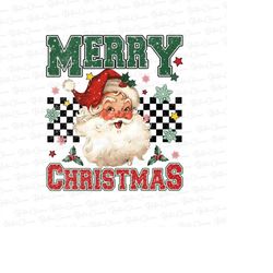 Merry Christmas Black Santa Png Sublimation Design,Merry Christmas Png, Christmas Santa Png, Afro Santa Png,Santa Claus