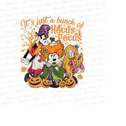 It's Just A Bunch PNG, Halloween Witches Png, Spooky Vibes Png, Halloween Png, Witches Png, Spooky Png, Trick Or Treat P