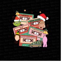Retro Christmas Movie Retro Caset Tapes Png, Chrismas Png, Christmas Movie Png, Merry Christmas Png, Trendy Christmas, C