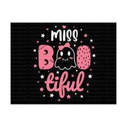 Miss Bootiful Ghost Svg, Beautiful Ghost Halloween Svg, Pink Cute Ghost, Breast Cancer Shirt, Ribbon, Breast Cancer Awar