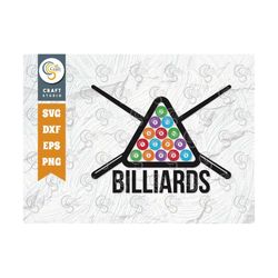 Billiards SVG Cut File, Ball Svg, Pool Svg, Billards Snooker Svg, Snooker Svg, Eight Ball Svg, Sports Quote Design, TG 0