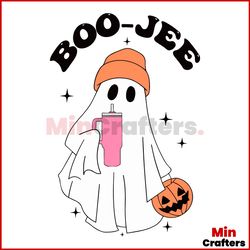 Vintage Boo Jee Ghost Pumpkin Cute SVG Download File