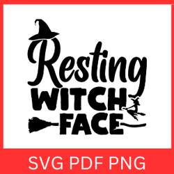 Resting Witch Face Svg, Halloween Design Svg, Witch Design Svg, Halloween Svg, Spooky Halloween Svg, Halloween Themed