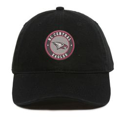 NCAA Logo Embroidered Baseball Cap, NCAA North Carolina Central Eagles Embroidered Hat, Football Cap