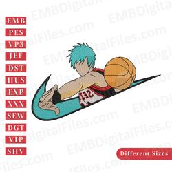 Nike Swoosh Daiki Aomine Basketball embroidery design