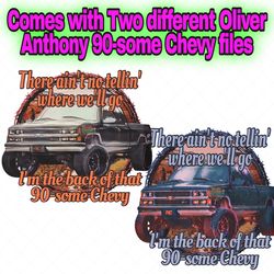90 SOME CHEVY OLIVER ANTHONY SUBLIMATION PNG BUNDLE