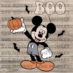 Halloween Mouse SVG, Halloween Svg, Halloween Pumpkin Svg, Spooky Svg, Trick Or Treat Svg, Boo Svg, SVG EPS DXF PNG