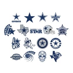Dallas Cowboys Bundle Svg, N F L Teams Svg, N F L svg, Football Svg, Sport bundle Svg Cricut File