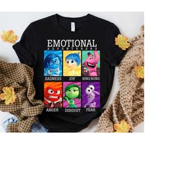 Disney Inside Out Emotions Yearbook Group T-Shirt, Disneyland Family Matching Shirt, Magic Kingdom Tee, WDW Epcot Theme