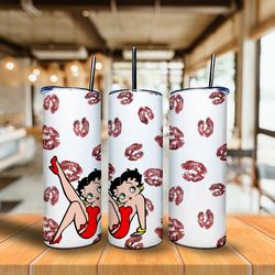 Betty Boop Tumbler Wrap , Betty Boop Png 04