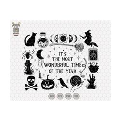 It's The Most Wonderful Time Of The Year Svg, Halloween Costume Svg, Halloween Clipart, Trendy Halloween, Digital File,