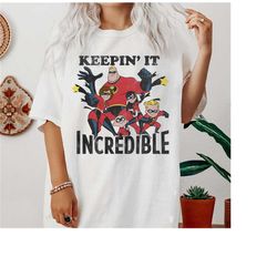 Disney Incredibles Keepin It Graphic T-Shirt, Disneyland Family Matching Shirt, Magic Kingdom, WDW Epcot Theme Park