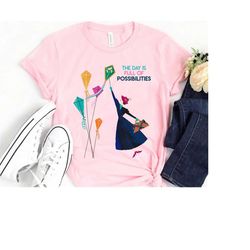Disney Mary Poppins Full of Possibilities T-Shirt, Mary Poppins Shirt, Disneyland Trip Gift, Matching Family Shirts, Mag