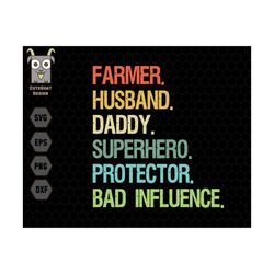 Husband Daddy Superhero Protector Svg, Dad Svg, Father's Day Svg, Funny Dad Svg, Daddy Svg, Gift For Dad, Dad Day Svg, D
