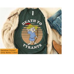 Retro 70s Skippy Rabbit Death To Tyrants Shirt, Robin Hood Disney T-shirt, Disneyland WDW Matching Family Shirt, Magic K