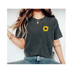 Sunflower Shirt, Floral Tee Shirt, Flower Shirt,Garden Shirt, Womens Fall Shirt, Sunflower Tshirt Sunflower Shirts Sunsh