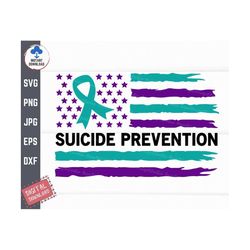 Suicide Prevention American Flag Svg, Suicide Prevention Awareness Svg, Suicide Prevention Warrior Svg, Suicide Preventi