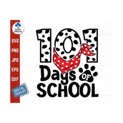 101 Days Of School Svg, Boy Dalmatian Svg, 101 Days of School Dalmatian Svg, Kindergarten Svg, Preschool Svg