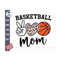 basketball mom leopard svg, basketball cheer mom svg, leopard basketball mom svg, senior basketball mom, basketball fami