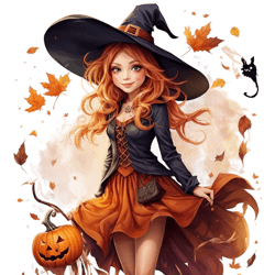 Halloween witch.