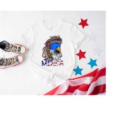 Eagle Merica Shirt, Merica Mullet Eagle Shirt, American Eagle, American Flag, 4th of July Shirt, Independence Day Tee, S