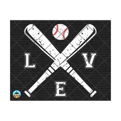Love Baseball SVG | Baseball Bat SVG | Baseball Shirt SVG | Baseball Clipart | Baseball Cut File | Baseball Ball Svg | B