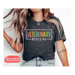 Vet Tech Gift, Veterinary Nurse Shirt Funny Veterinarian Gift, DVM LVT Graduation, Vet Med Staff Assistant Technician Ve