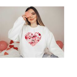 Valentine's Day Heart Sweatshirt, Valentine's Day Heart Shirt, Couple Shirt, Love Sweatshirt, Couple Matching Shirt, Val