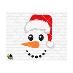 Snowman Santa Claus svg, Winter svg, Christmas Snowman svg, Snowman png, Christmas Quotes svg, Clipart, Cut File, Cricut