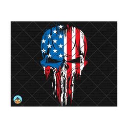 USA Punisher Skull Svg, USA Skull Svg, USA Skull 4th of July, Punisher Skull Svg, American Flag Punisher, Skull Punisher
