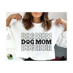 Dog Mom SVG, Dog Mama svg, Dog Quote svg, Dog Lover svg, Dog Saying svg, Dog Paw Print svg, Cut Files, Cricut, Silhouett