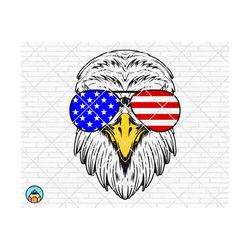 American Eagle Sunglasses svg, Merica Svg, Usa Flag, Patriotic Eagle, Bald Eagle, American Eagle svg, dxf, eps, cricut,
