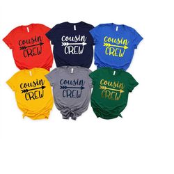 Cousin Crew Shirt, Family Matching, Matching Cousin Shirts, Cousin matching, Summer Cousin Shirts, Matching Family Tees,