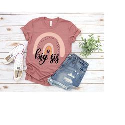 Big Sis Shirt, Big Sister Shirt, Sister Shirt, Pregnancy Announcement, Baby Announcement, Matching Sibling Shirts, Lil S