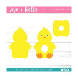 Chick, Easter egg holder svg, dxf, eps files. Digital download. Compatible with Silhouette, Cricut, SCAL, and Scan n Cut