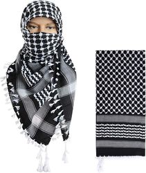 Premium Shemagh Scarf Arab Military Tactical Desert Scarf Wrap, Unisex Shemagh Scarf