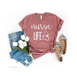 Gift for nurse Nurse graduation gift Nursing tee Cute nurse t-shirt gift for nurse graduate nurse shirt nurse appreciati