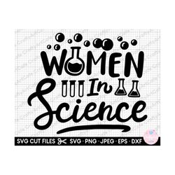 science teacher svg women in science