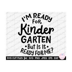 first day of kindergarten svg png eps dxf cut file cricut 1st day of kindergarten student