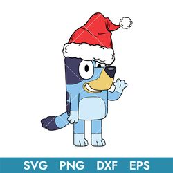 Bluey Heeler Christmas Svg, Blue, Bluey, Bluey Svg, Blue Dog, Bluey Dog, Bluey Family, Bluey Christmas, BC09