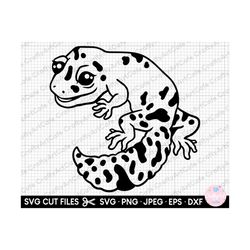 leopard gecko svg leopard gecko png leopard gecko clipart leopard gecko vector commerical use