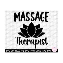 Massage Svg Massage Png Massage Therapist Svg Png