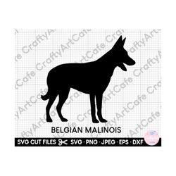 Belgian Malinois Silhouette Svg Cut File Png Clip Art