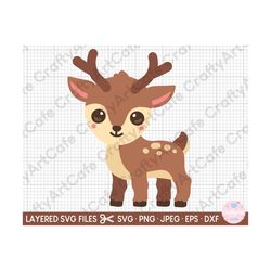Deer svg deer png cute deer baby deer cricut