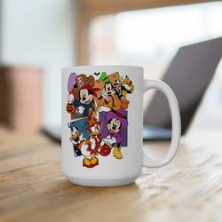 Halloween Mug, Halloween Disney Mug, Mickey Pumpkin Coffee Mug, Disney Mug, Cute Halloween Mug, Halloween Gift Mug, Funn