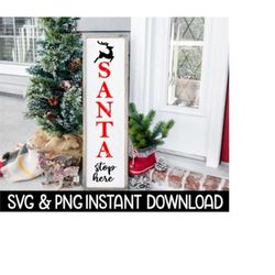 Christmas Porch Sign SVG, Christmas Farmhouse Sign SVG File, PNG Instant Download, Cricut Cut Files, Silhouette Cut File