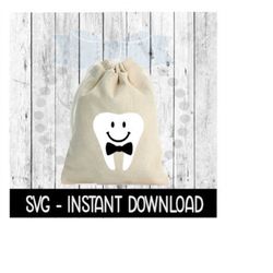 Tooth Faith SVG, Tooth Fairy Mini Canvas Bag SVG File, SVG Instant Download, Cricut Cut Files, Silhouette Cut Files, Dow
