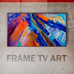 Samsung Frame TV Art Digital Download, Frame TV Modern Art, Abstract Expressionism, Stylish Decor, Abstract Style