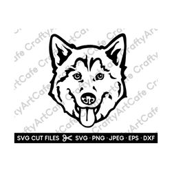 Husky Head SVG File for Cricut